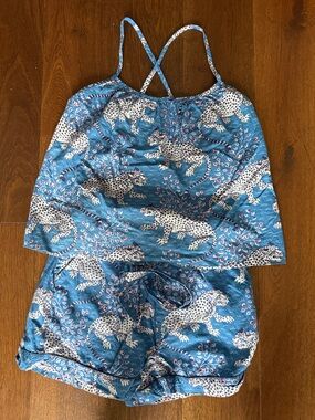 Women’s XS Bagheera Print Tank & Shorts Pajama Set